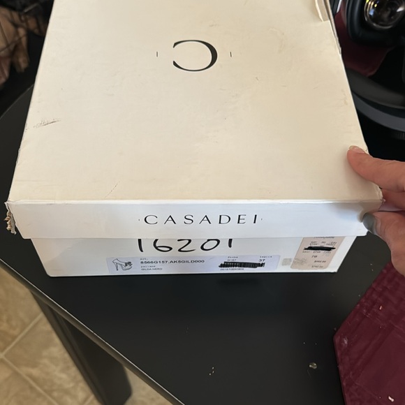 Casadei, black, size 7 Retail 500+ asking 120$ - Picture 7 of 7